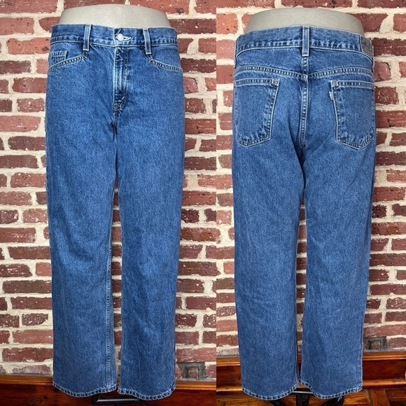 Vintage Y2K Silver Tab Jeans by Levi's in Medium Stonewashed Blue Size 9M - Picture 2 of 8